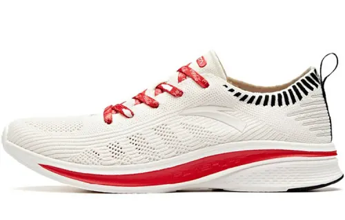 Anta Comfortable Low top Running Shoes Men's Ivory White