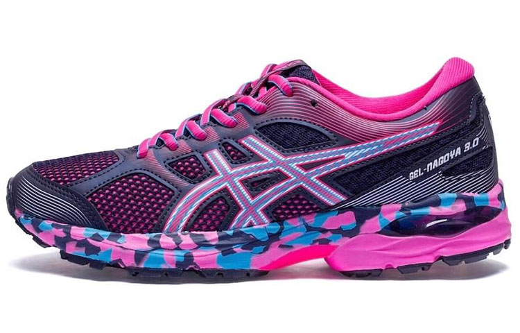 ASICS Gel Nagoya 3 Running Shoes Women's Low Top Purple/Pink
