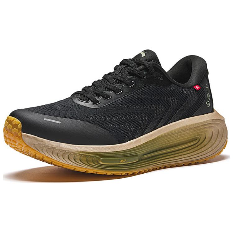 Anta Ark Fabric Slip Resistant Abrasion Resistant Low top Running Shoes Men’s Black