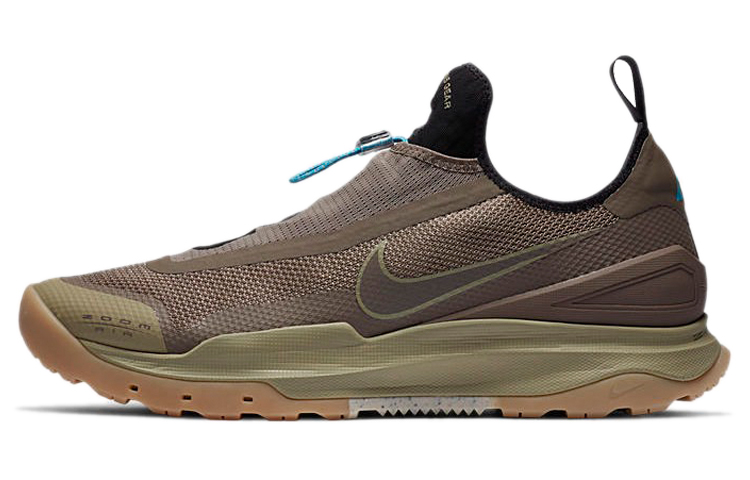 Nike ACG Air Zoom AO Retro Fabric Shock Absorbent Slip-resistant Wear-resistant Low-top Running Shoes Men and Women Brown