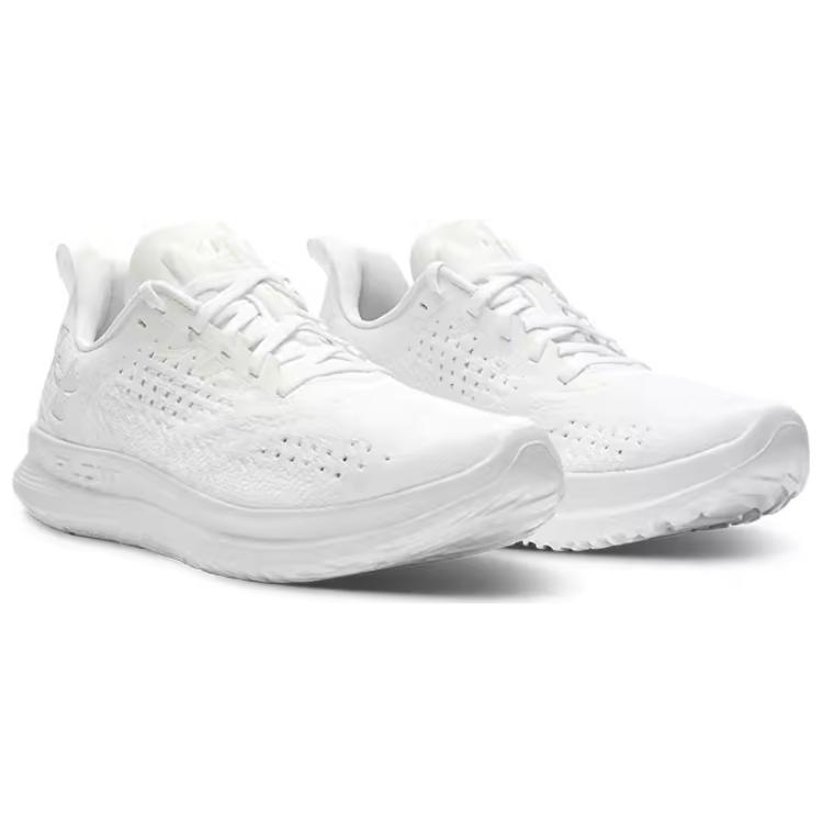 Under Armour Velociti 4 Comfortable And Lightweight Breathable Low top Running Shoes Men’s White