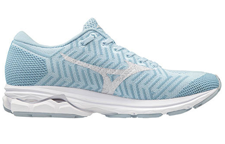Женские кроссовки Mizuno Waveknit R2 (синие) — Синий — фото 2