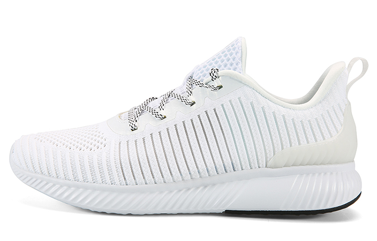 PEAK Cushioning Lightweight Low top Running Shoes Men’s All White