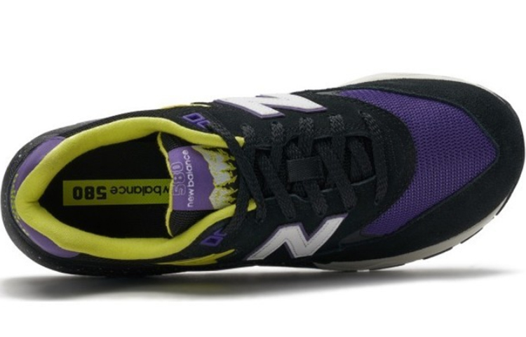 кроссовки New Balance New Balance NB 580 (черно-фиолетовый) — фото 3