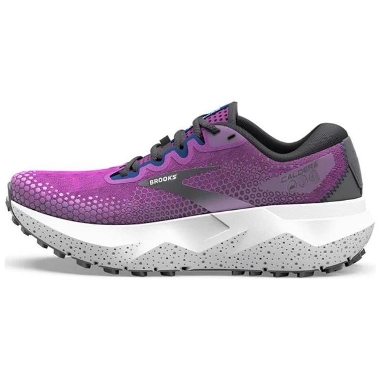 Brooks Caldera 6 Slip Resistant, Abrasion Resistant, Breathable Low top Running Shoes Women's Purple