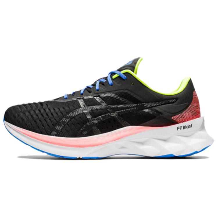 Мужские кроссовки ASICS Novablast (черно-розовые)