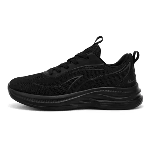 Warrior, classic fashion, versatile for daily use, comfortable, refreshing, shock-absorbing, wear-resistant, breathable, lightweight, height-increasing, low-top, casual training, long-distance running, sprinting running shoes, men's style