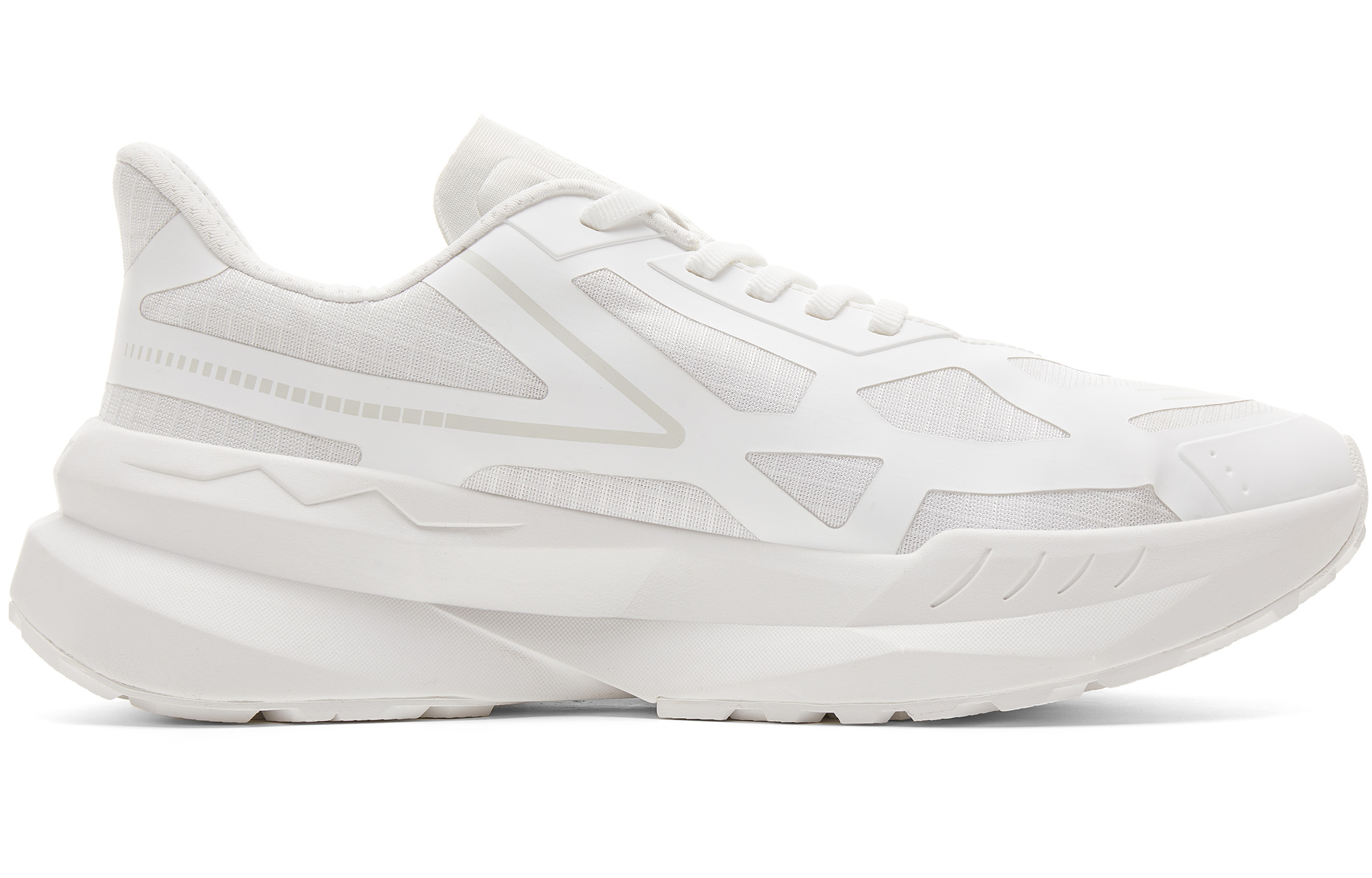 VEIDOORN Iridescent Running Shoes Unisex Low Top White