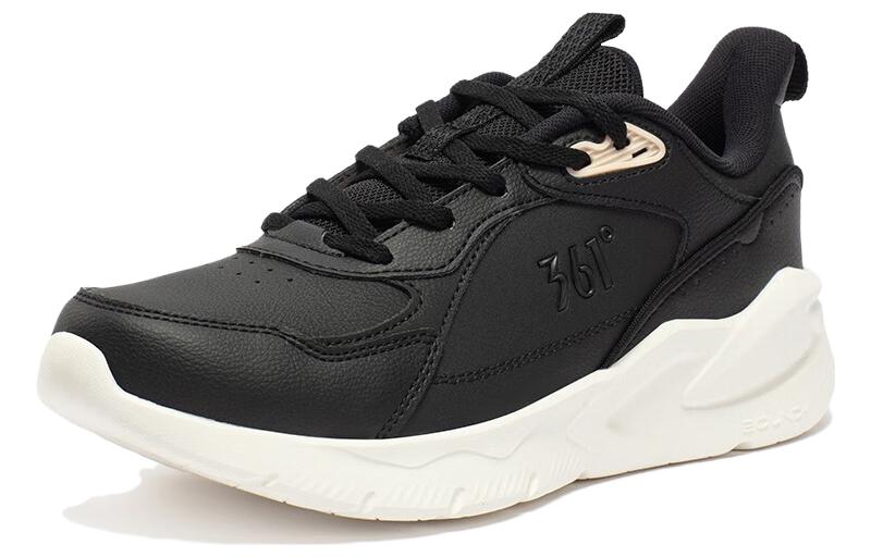 361° Comfortable Cushioning Lightweight Low top Running Shoes Women’s Black Pink