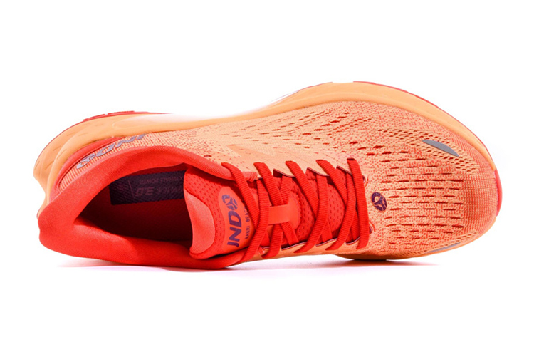 JNDO Tesla Valve Breathing Technology Low top Running Shoes Unisex Morning Dawn Red