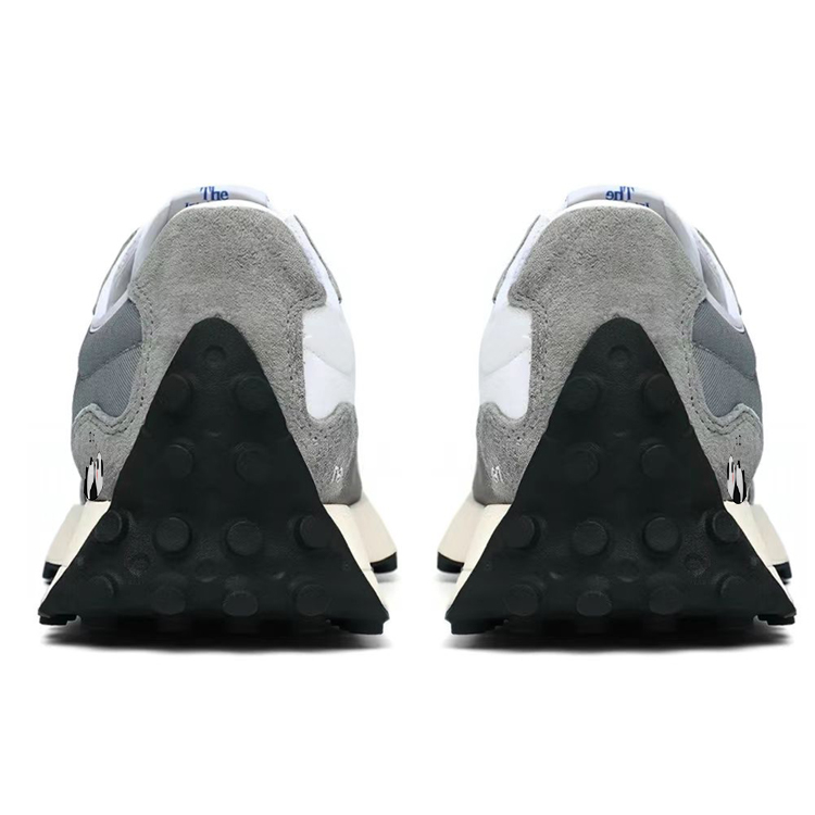 New Balance NB 327 Slip Resistant, Abrasion Resistant, Breathable Low top Running Shoes Unisex Gray White