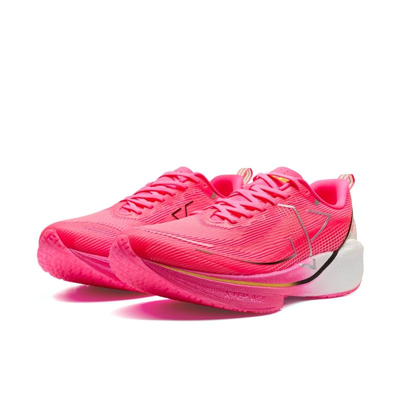 XTEP 360X Running Shoes Men’s Low Top Neon Charm Red/Comet Blue