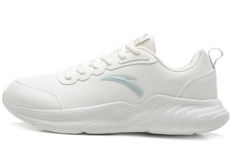 Anta Anta Running Series Urban Running Textile Synthetic Leather Non-Slip Low-top Casual Running Shoes Men's White