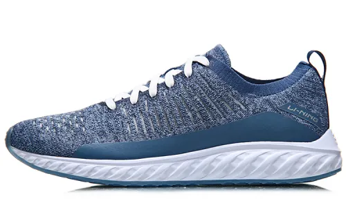 Li Ning Synthetic Leather, Textile Cushioning Slip Resistant Abrasion Resistant Breathable Lightweight Low top