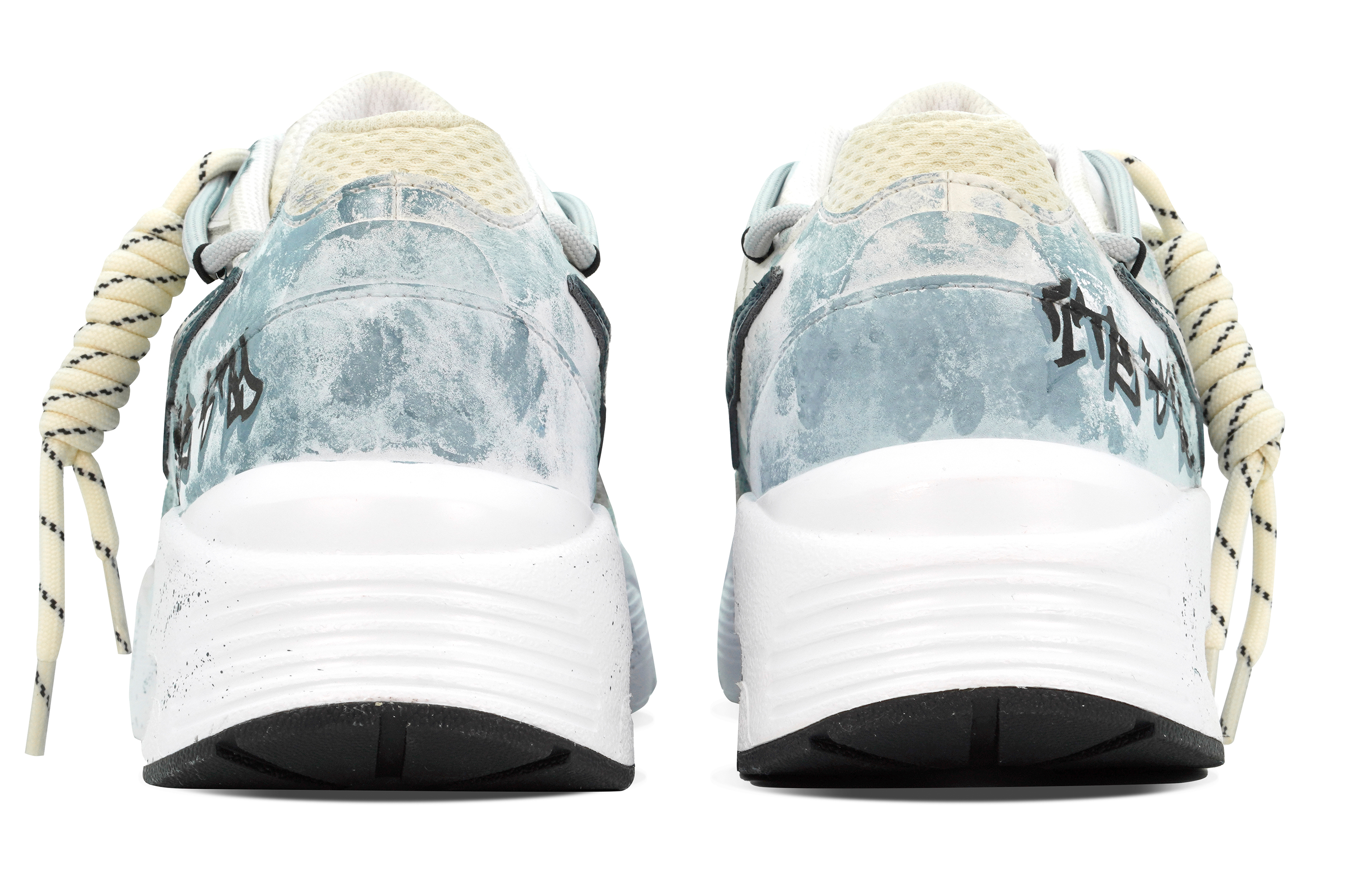 Nike Air Max Fusion Cushioning Height Increase Low Top Casual City Commute Running Shoes Men’s Beige White Blue