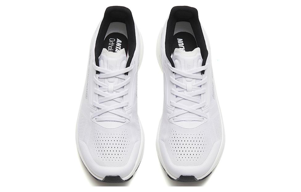 Anta Leak Blade Comfortable Cushioning Breathable Low top Nitrogen Technology Running Shoes Men’s White