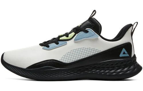 PEAK Qingyi Cushioning Slip Resistant Low top Running Shoes Men's Ecru Black
