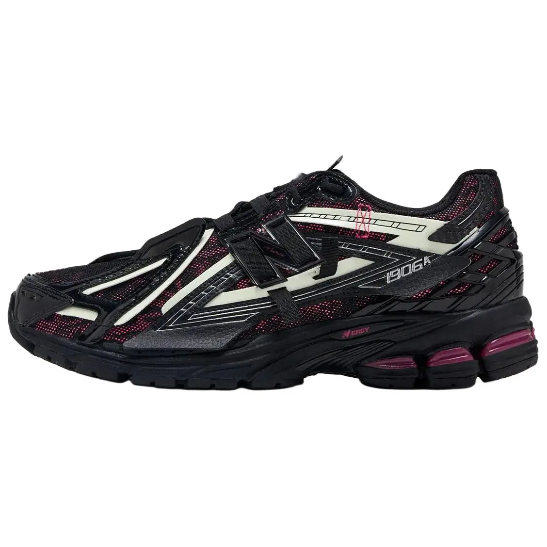 New Balance 1906A Textile, Artificial Leather Breathable Low top Stability Web, N ERGY Modular Midsole Running Shoes