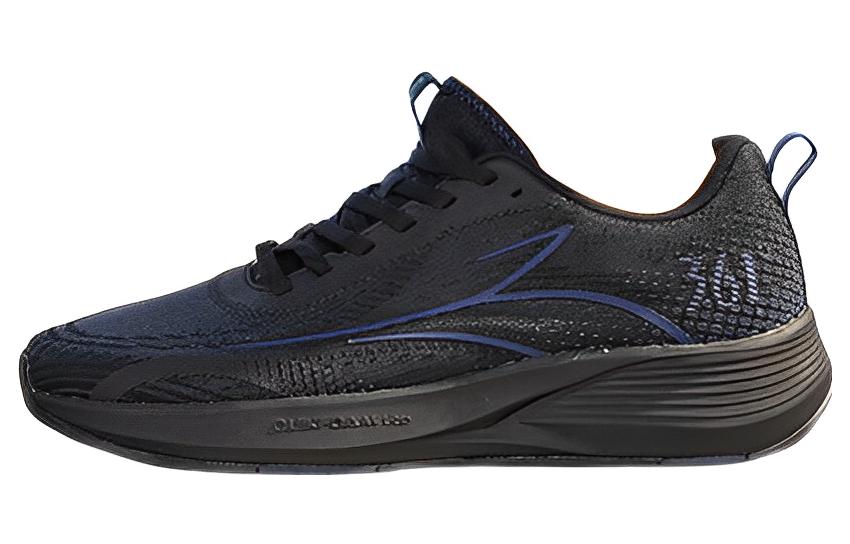 361° Feather Slip Resistant Abrasion Resistant Low top Running Shoes Men’s Black Blue
