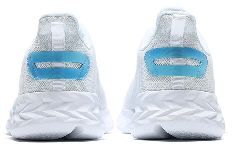 361° QU!KFOAM Cushioning Slip Resistant Abrasion Resistant Low top Sports Casual Shoes Men’s White Blue