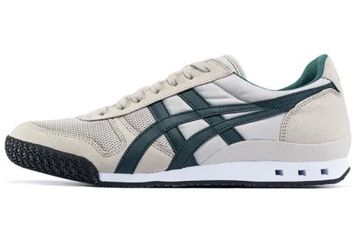Onitsuka Tiger Ultimate 81 Comfortable Abrasion Resistant Low top Running Shoes Unisex Gray Green