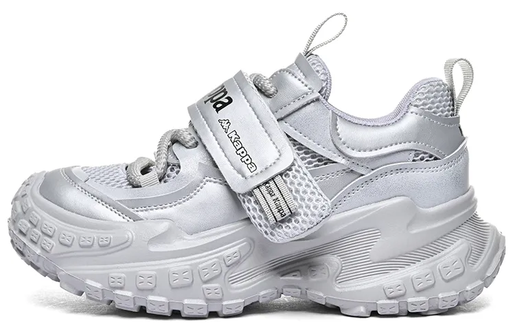 Kappa Slip Resistant, Abrasion Resistant, Breathable Low top Chunky Sneakers Women's Cool Gray
