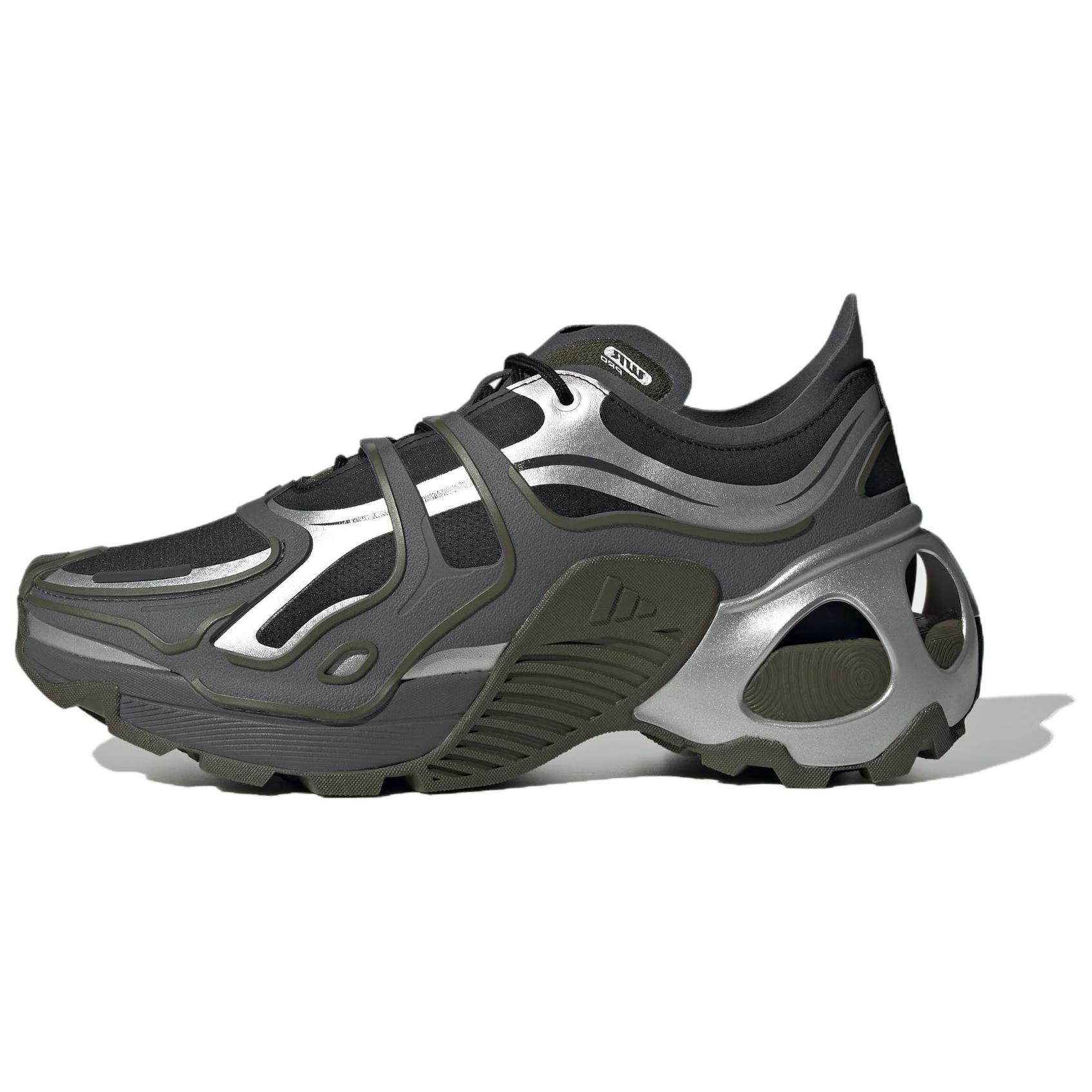 Adidas Wonder Runner Slip Resistant Abrasion Resistant Low top Running Shoes Unisex Black Gray