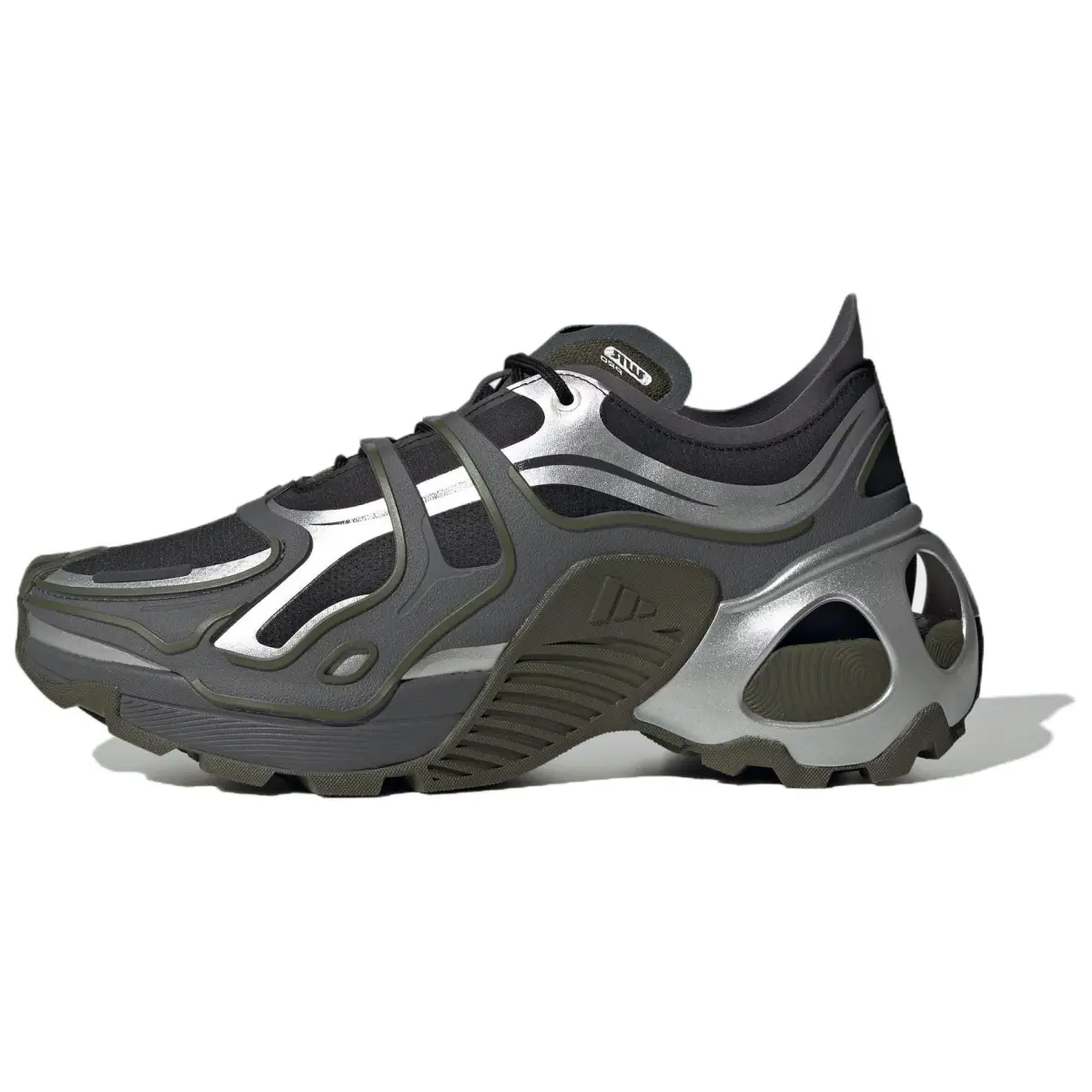 Adidas Wonder Runner Slip Resistant Abrasion Resistant Low top Running Shoes Unisex Black Gray