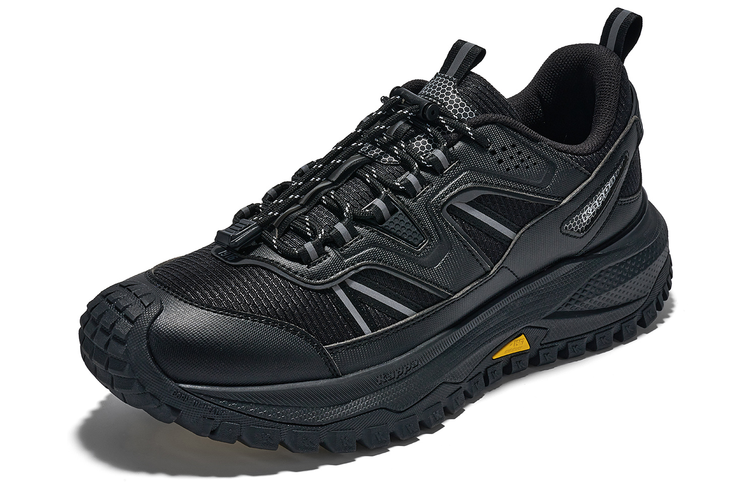 Kappa Slip Resistant Abrasion Resistant Low top Running Shoes Men’s Black