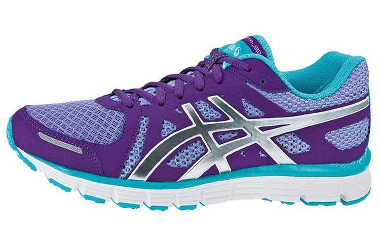 ASICS Gel Attract Running Shoes Women's Low Top Purple/Silver/Blue