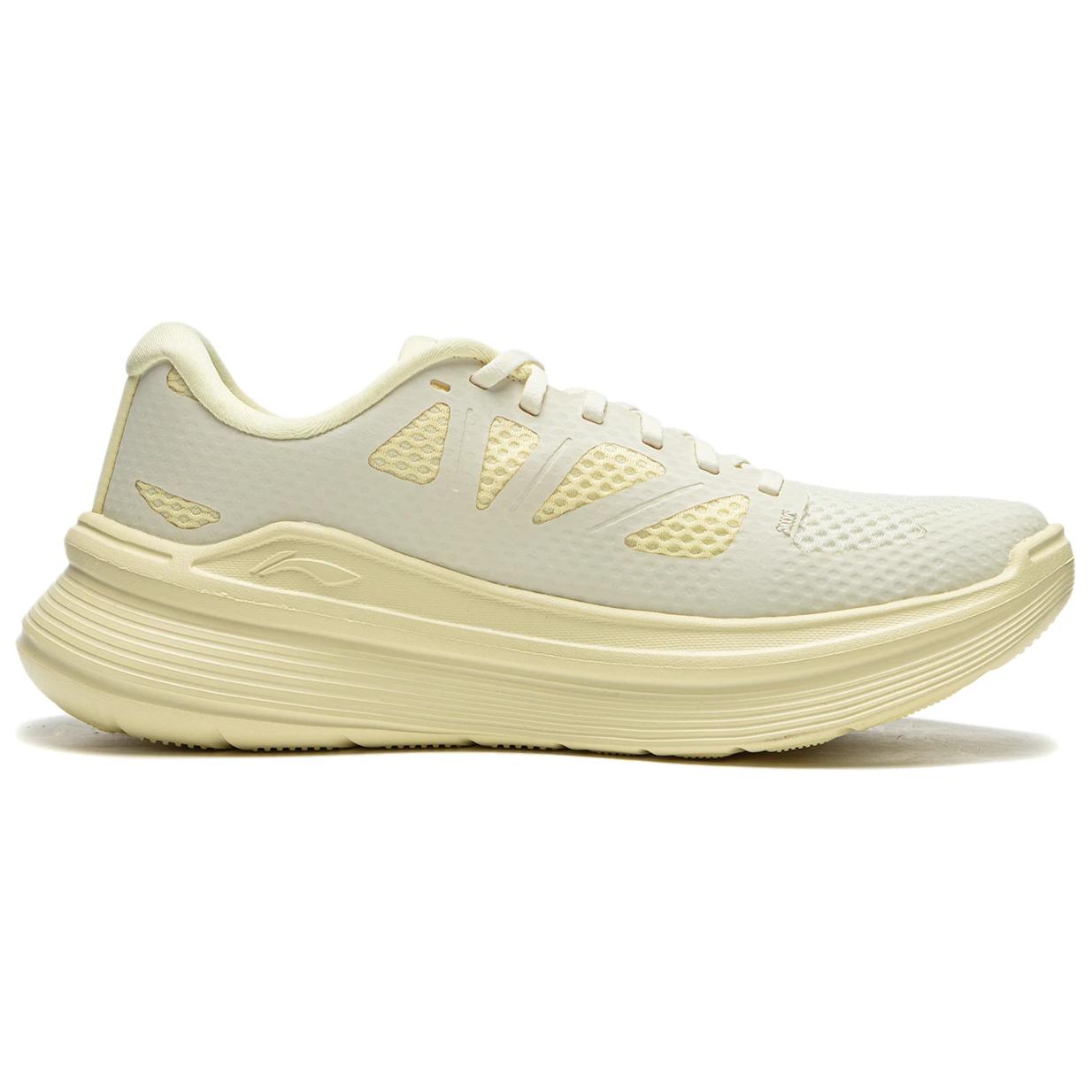 Li Ning Ling Yue Slip Resistant, Breathable, Lightweight Low top Casual Running Shoes Women’s Yellow