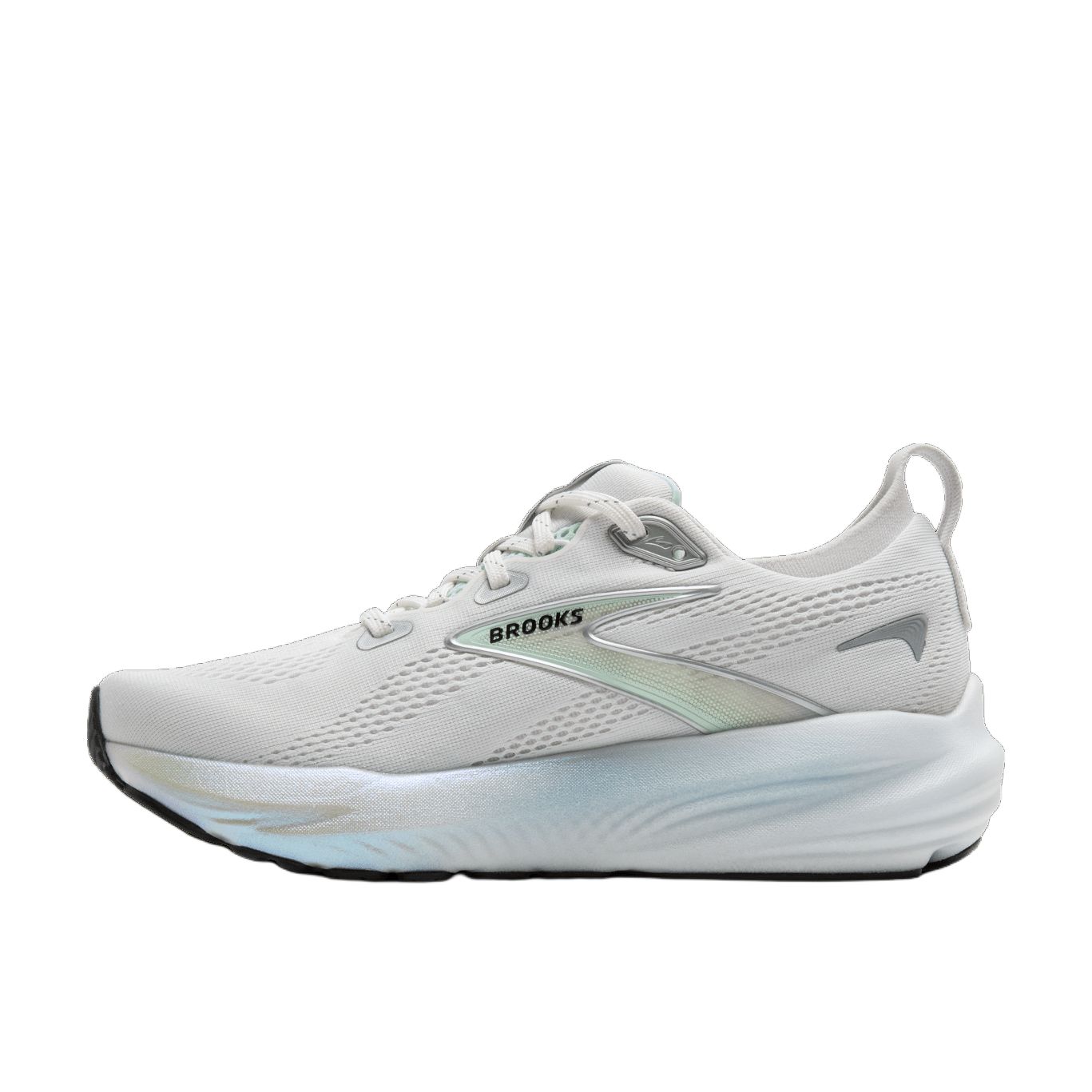 Brooks Glycerin 22 Cushioning Breathable Low top Running Shoes Women’s Pearl White