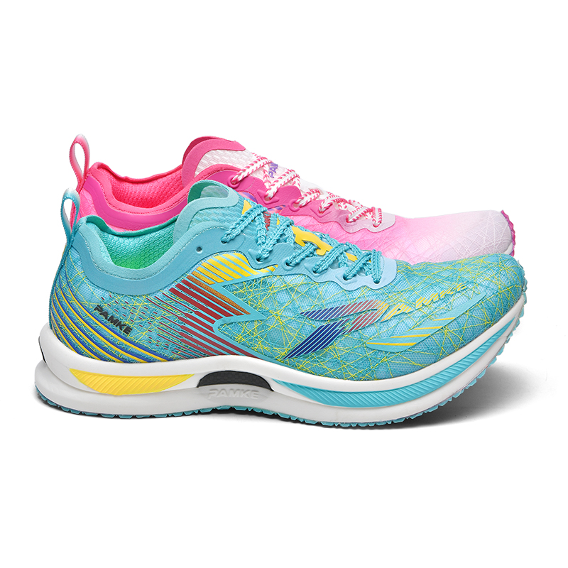 PANKE Running Shoes Unisex Low Top White Rose Red
