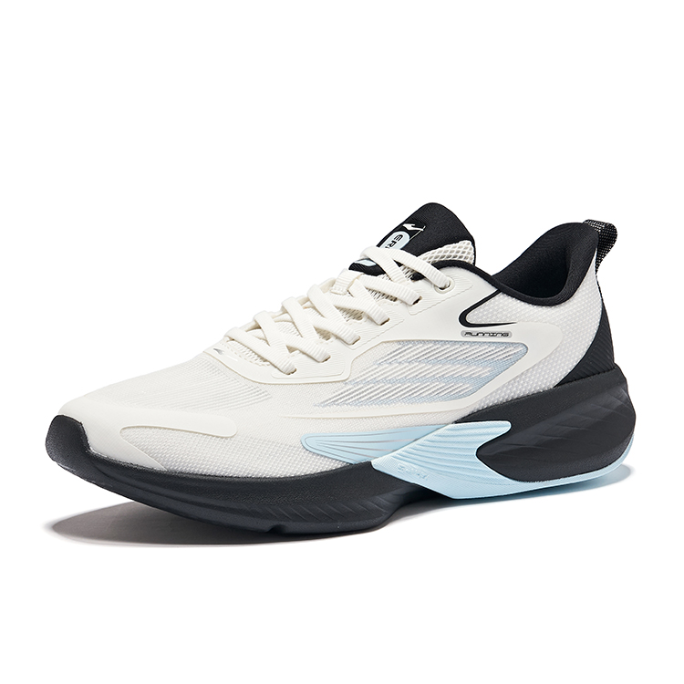 Erke Zhuo Ying 2.0 Running Shoes Men’s Low Top Microcrystal White Jet Black