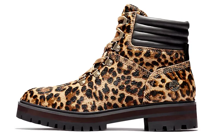 Timberland London Square Mid Hiker Boots 'Brown Leopard Print' Women's