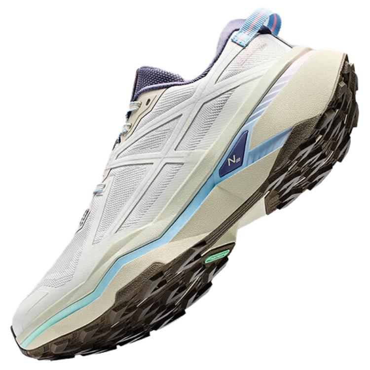 Anta Peregrine Falcon 2 Slip Resistant Abrasion Resistant Low top Running Shoes Women’s Beige Purple