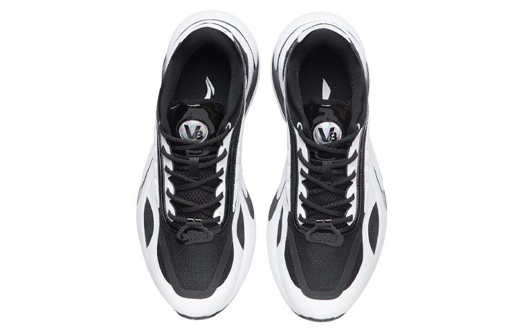 Li Ning V8 Cushioning Support Cushioning Support Low top Running Shoes Women’s Black White
