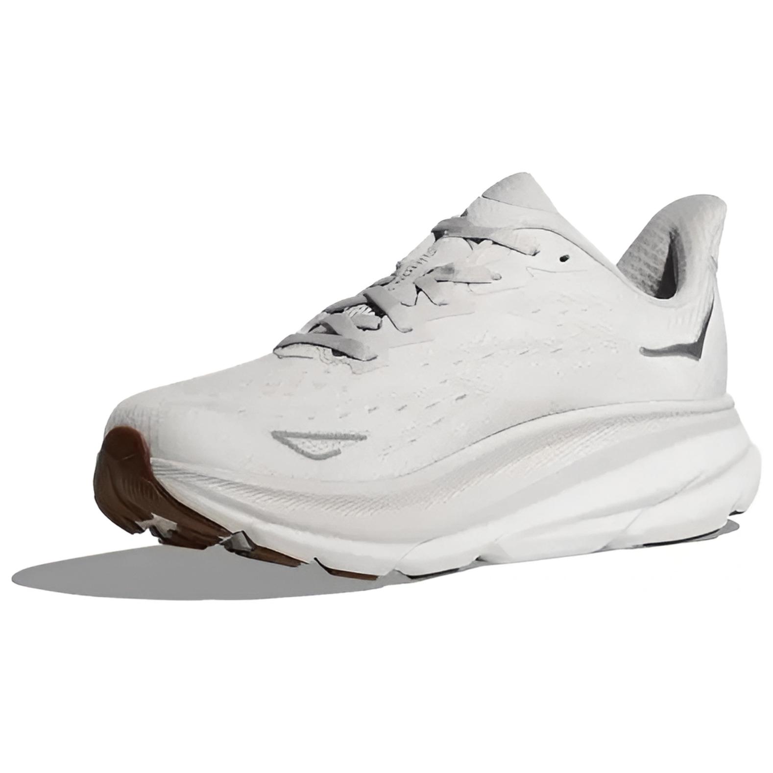 Мужские кроссовки HOKA ONE ONE Clifton 9 (серо-белые)