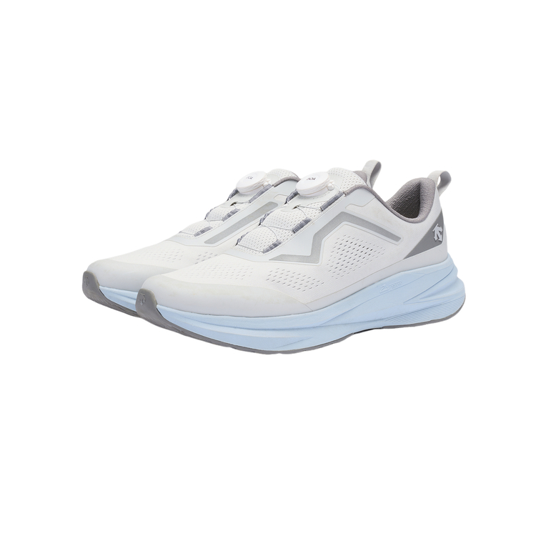 DESCENTE RUNNING Slip Resistant Abrasion Resistant Low top Casual Running Shoes Men’s Yellow White