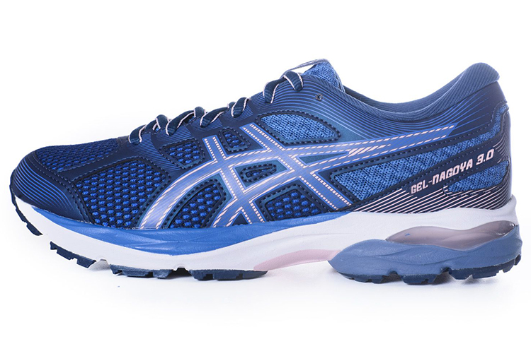 Asics Gel Nagoya 3 Lace Up Abrasion Resistant Breathable Low top Running Shoes Women's Blue