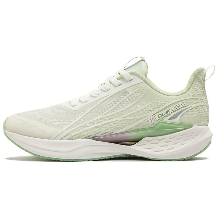 361° Flying Fish 4.0 Cushioning Abrasion Resistant Breathable Low top Casual Running Shoes Women’s White Green