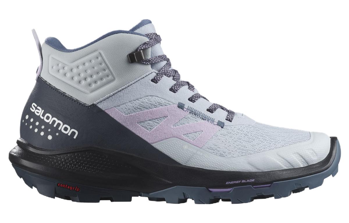 SALOMON Women’s Outpulse Mid GORE-TEX ‘Arctic Ice Orchid Bloom’