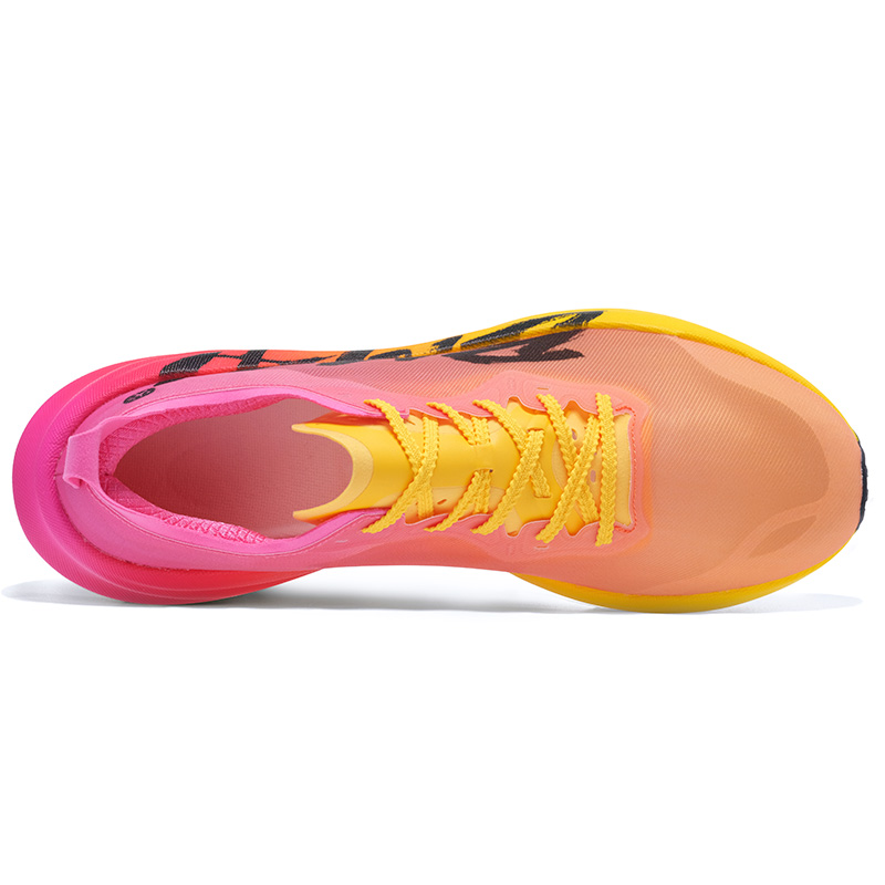 BMAI Jingtan 3.0 Turbo Low Top Running Shoes Unisex Yellow Red Pink