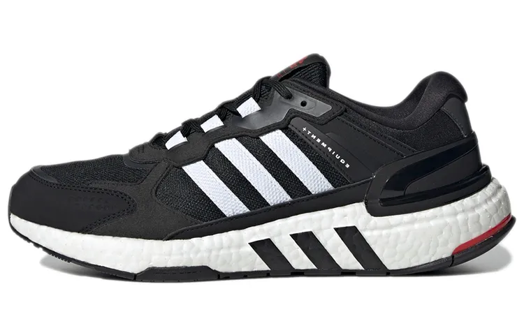 Adidas Equipment+ Comfortable Mesh Slip Resistant Abrasion Resistant Low top Running Shoes Unisex Black White