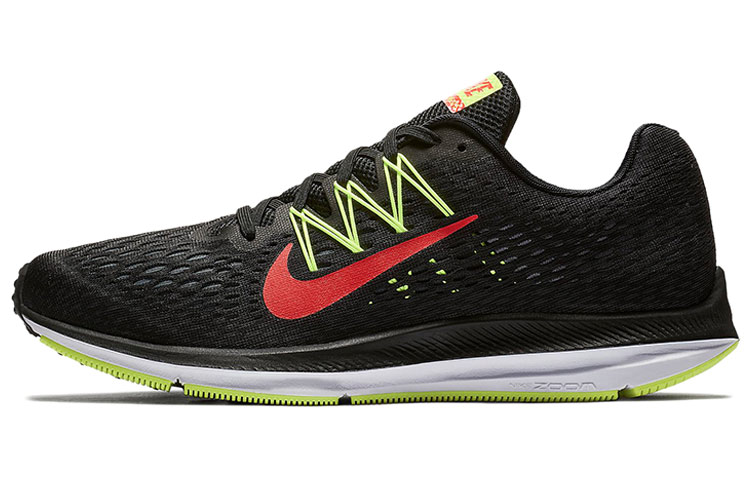 Мужские кроссовки Nike Nike Zoom Winflo 5 (черный / красный / зеленый)