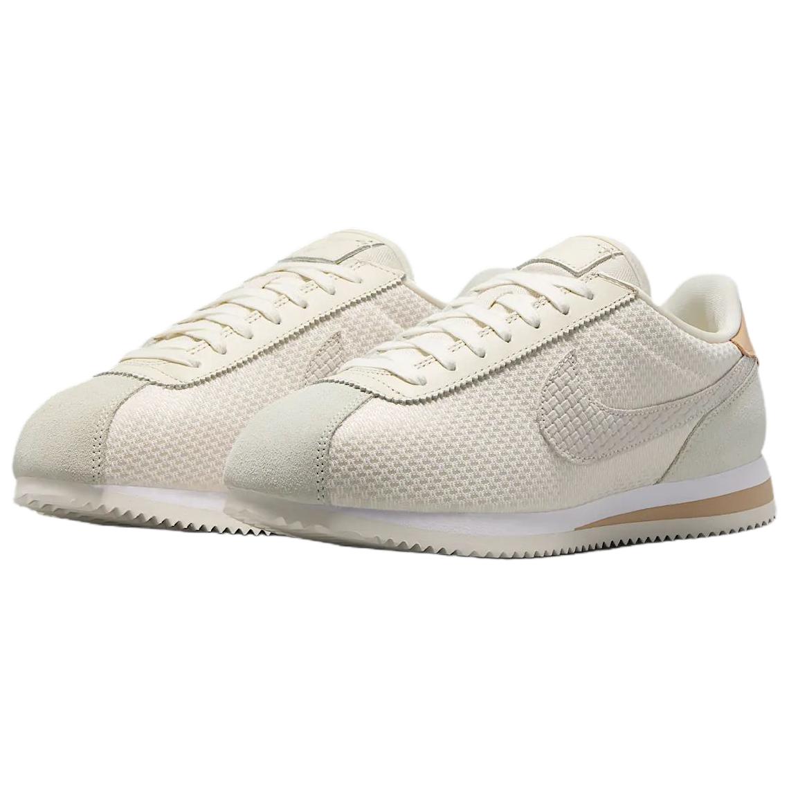 Nike Cortez Abrasion Resistant Low top Casual Running Shoes Women’s White