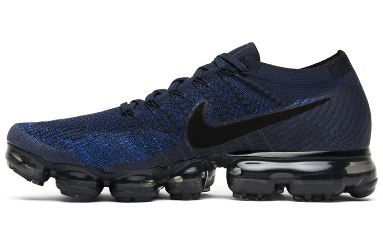 Nike VaporMax Flyknit 2 Lace Up Low Top Running Shoes Men's Blue