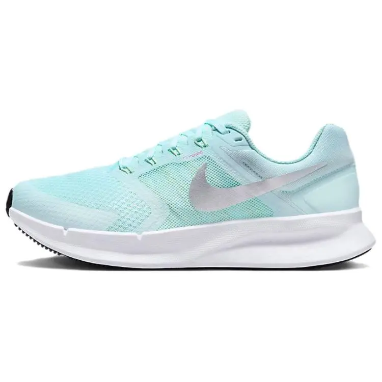 Nike Run Swift 3 Textile, Synthetic Leather Low top Casual Running Shoes Women's Blue Green