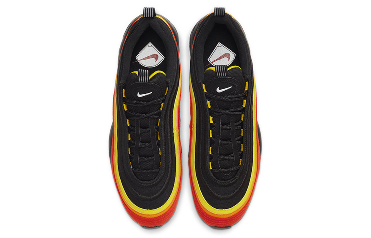 Nike Air Max 97 Black Chile Red Magma Orange