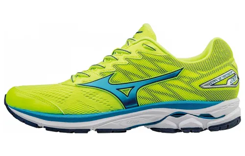 Mizuno Wave Rider 20 Low top Running Shoes Men's Neon Green